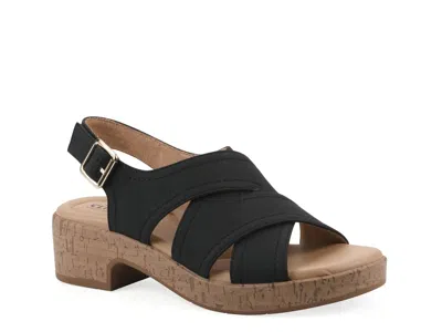 Cliffs By White Mountain Finnlee Platform Sandal In Black