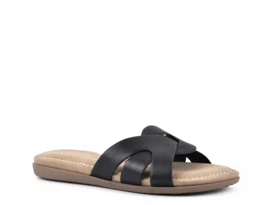 Cliffs By White Mountain Fortunate Sandal In Black