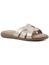 Cliffs By White Mountain Fortunate Woven Sandal In Gold