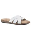 CLIFFS BY WHITE MOUNTAIN FORTUNATE WOMENS ARCH SUPPORT SLIP ON SLIDE SANDALS