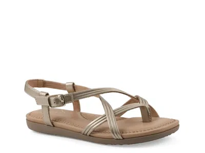 Cliffs By White Mountain Frania Strappy Sandal In Gold