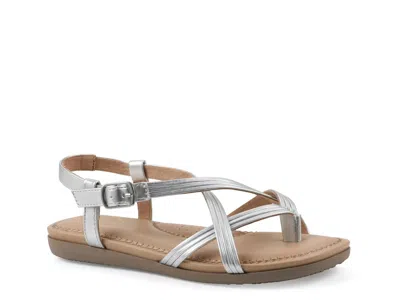 Cliffs By White Mountain Frania Strappy Sandal In Silver