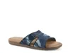 Cliffs By White Mountain Frankly Slide Sandal In Blue