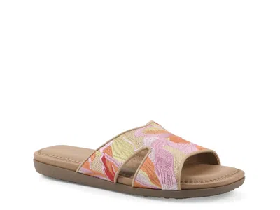 Cliffs By White Mountain Frankly Slide Sandal In Multi
