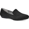 Cliffs By White Mountain Gallant Loafer In Black Suedette