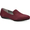 Cliffs By White Mountain Gallant Loafer In Burgundy Suedette