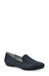 Cliffs By White Mountain Gallant Loafer In Navy Suedette
