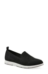 Cliffs By White Mountain Garren Glitter Knit Slip-on Sneaker In Black Glitter Knit