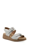 Cliffs By White Mountain Gelato Wedge Sandal In White Leather