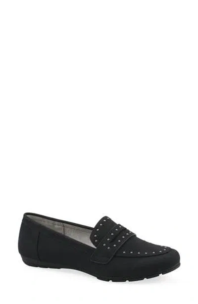 Cliffs By White Mountain Giada Stud Driving Loafer In Black
