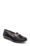 Cliffs By White Mountain Glowing Bit Loafer In Black/croco/print