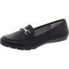 Cliffs By White Mountain Glowing Womens Cushioned Footbed Faux Leather Loafers In Multi