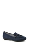 Cliffs By White Mountain Gush Tassel Loafer In Blue