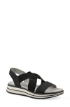 Cliffs By White Mountain Hapley Athleisure Sandal In Black Nubuck