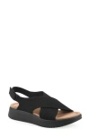Cliffs By White Mountain Harleen Flatform Slingback Sandal In Black