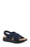 Cliffs By White Mountain Harleen Flatform Slingback Sandal In Black