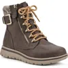 Cliffs By White Mountain Hearten Knit Collar Boot In Stone/fabric
