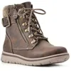 Cliffs By White Mountain Hearty Womens Ankle Outdoors Combat & Lace-up Boots In Multi
