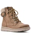 Cliffs By White Mountain Hearty Womens Faux Suede Winter & Snow Boots In Multi