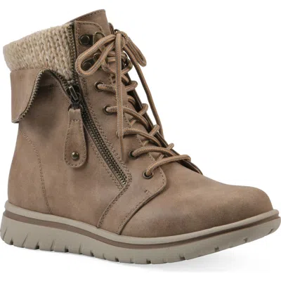 Cliffs By White Mountain Hope Lace-up Boot In Brown