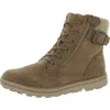 Cliffs By White Mountain Kelsie Womens Zipper Faux Leather Hiking Boots In Brown