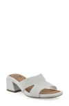 Cliffs By White Mountain Milled Sandal In White Fabric