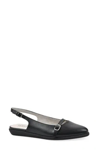 Cliffs By White Mountain Milona Slingback Flat In Black