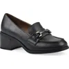 Cliffs By White Mountain Nacho Block Heel Pump In Navy Smooth