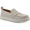 Cliffs By White Mountain Nonna Penny Loafer In Eggshell Burnished Smooth