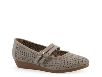 Cliffs By White Mountain Rivian Mary Jane Wedge Slipon In Gray