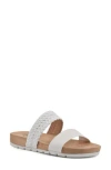 Cliffs By White Mountain Tactful Sandal In White/smooth