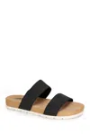 Cliffs By White Mountain Tahlie Womens Slide Sandals In Black/es-print