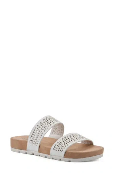 Cliffs By White Mountain Thrilled Laser Cut Sandal