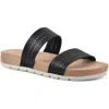 Cliffs By White Mountain Thrilled Laser Cut Sandal In Multi