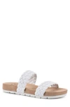 Cliffs By White Mountain Truly Slide Sneaker In White/smooth