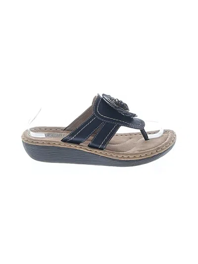 Pre-owned Cliffs By White Mountain Wedges In Blue
