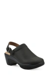 Cliffs By White Mountain Viewable Clog In Black Smooth