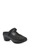 Cliffs By White Mountain Vinto Mule In Black Sueded Smooth