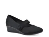 Cliffs By White Mountain Wide Width Brightly Wedge Pump In Black