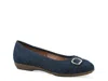 Cliffs By White Mountain Wide Width Calming Ballet Flat In Blue