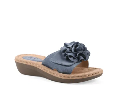 Cliffs By White Mountain Wide Width Casmyn Wedge Sandal In Multi