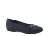 Cliffs By White Mountain Wide Width Chic Ballet Flat In Blue