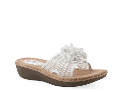 Cliffs By White Mountain Wide Width Chill Wedge Sandal