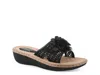 Cliffs By White Mountain Wide Width Chill Wedge Sandal In Black
