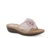 Cliffs By White Mountain Wide Width Chill Wedge Sandal In Pink