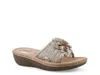 Cliffs By White Mountain Wide Width Chill Wedge Sandal In Silver