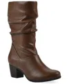 Cliffs By White Mountain Angelie Slouch Boot In Brown