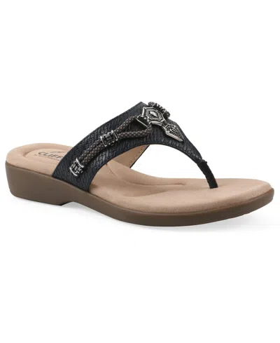 Cliffs By White Mountain Bainah Thong Sandal In Black