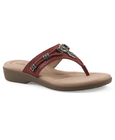 Cliffs By White Mountain Bainah Thong Sandal In Brown