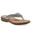 Cliffs By White Mountain Becharm Sandal In Ecru Fabric